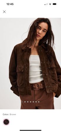 Wildlederjacke Free People M