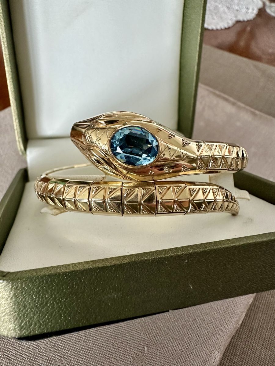 Armbänder & -reifen: Art Deco Schlangenarmband snake bracelet – Gebraucht aus Fribourg von contessa 4