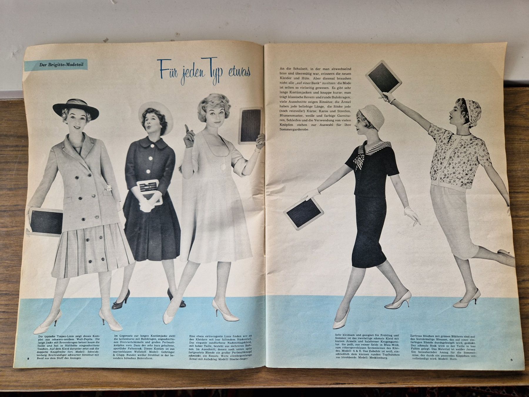 Riviste & Magazine: Modeheft Brigitte 1958 – Usato da Mörschwil venduto da wunderkiste44 4