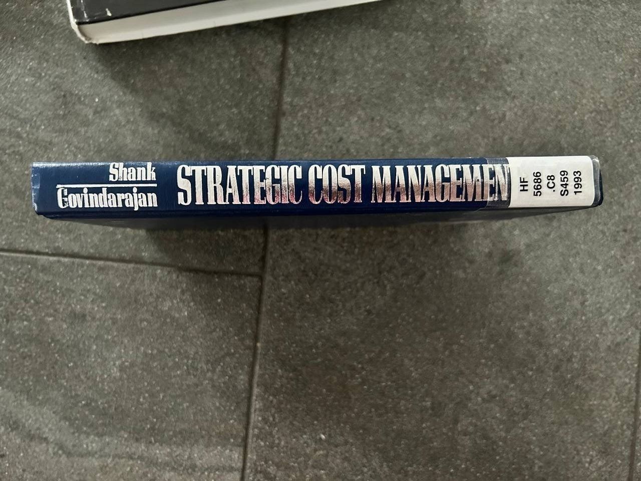 Libri: Strategic Cost Management - Shank Govindarajan – Usato da Dübendorf venduto da jor_7hs2