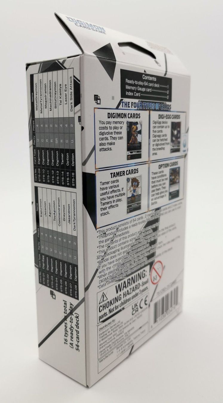 Sammelbilder & Trading cards: Digimon - Starter Deck Display - Machine Black ST-5 - EN – Neu und originalverpackt aus Niederglatt ZH von RetroBros 3