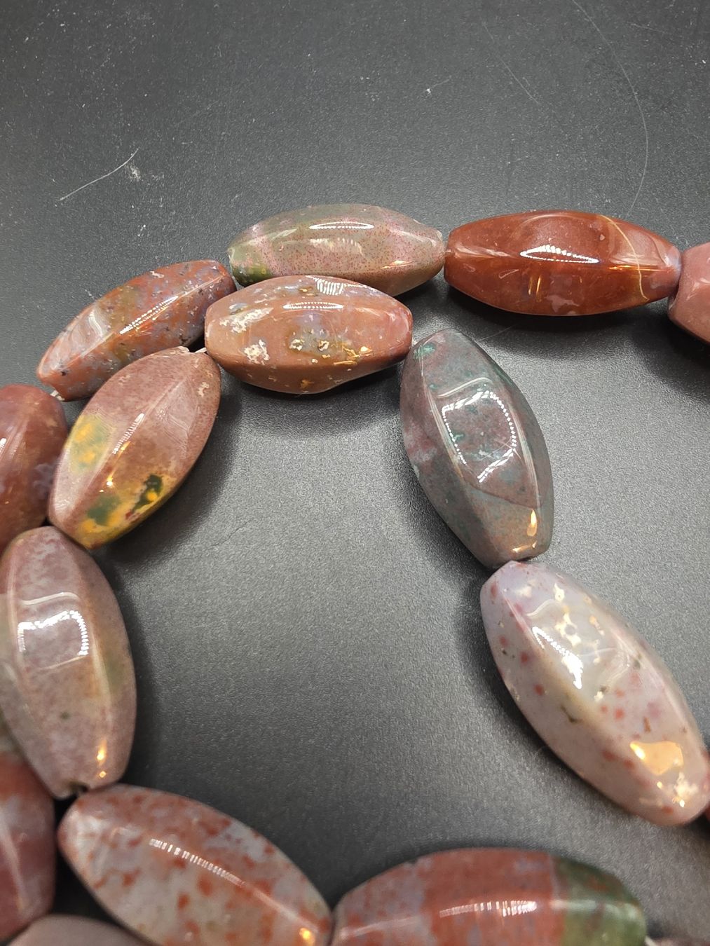 Catenine: Wunderschöne Edelstein Kette, Top Zustand, ACHAT – Nuovo (secondo la descrizione) da Arbon venduto da MadameLuLa9320 1