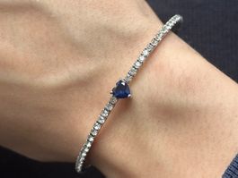 Silberne Herz Zirkonia La Petite Story Armreif