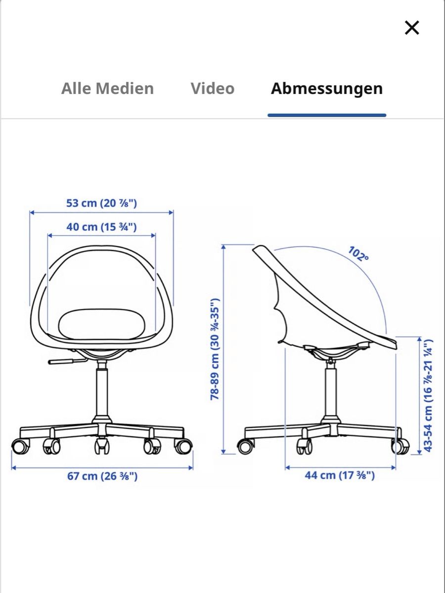 Ikea Stühle: Drehstuhl  – Gebraucht aus Oberkirch LU von pas_k6w8 4