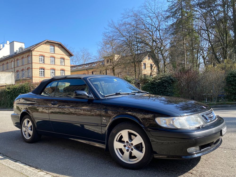 SAAB 9-3 SE Cabrio Jg. 2002, 154 kW Hirschtuning, schwarz