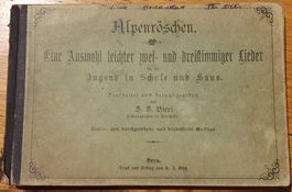 Alpenröschen - Gesangsbuch, 1877