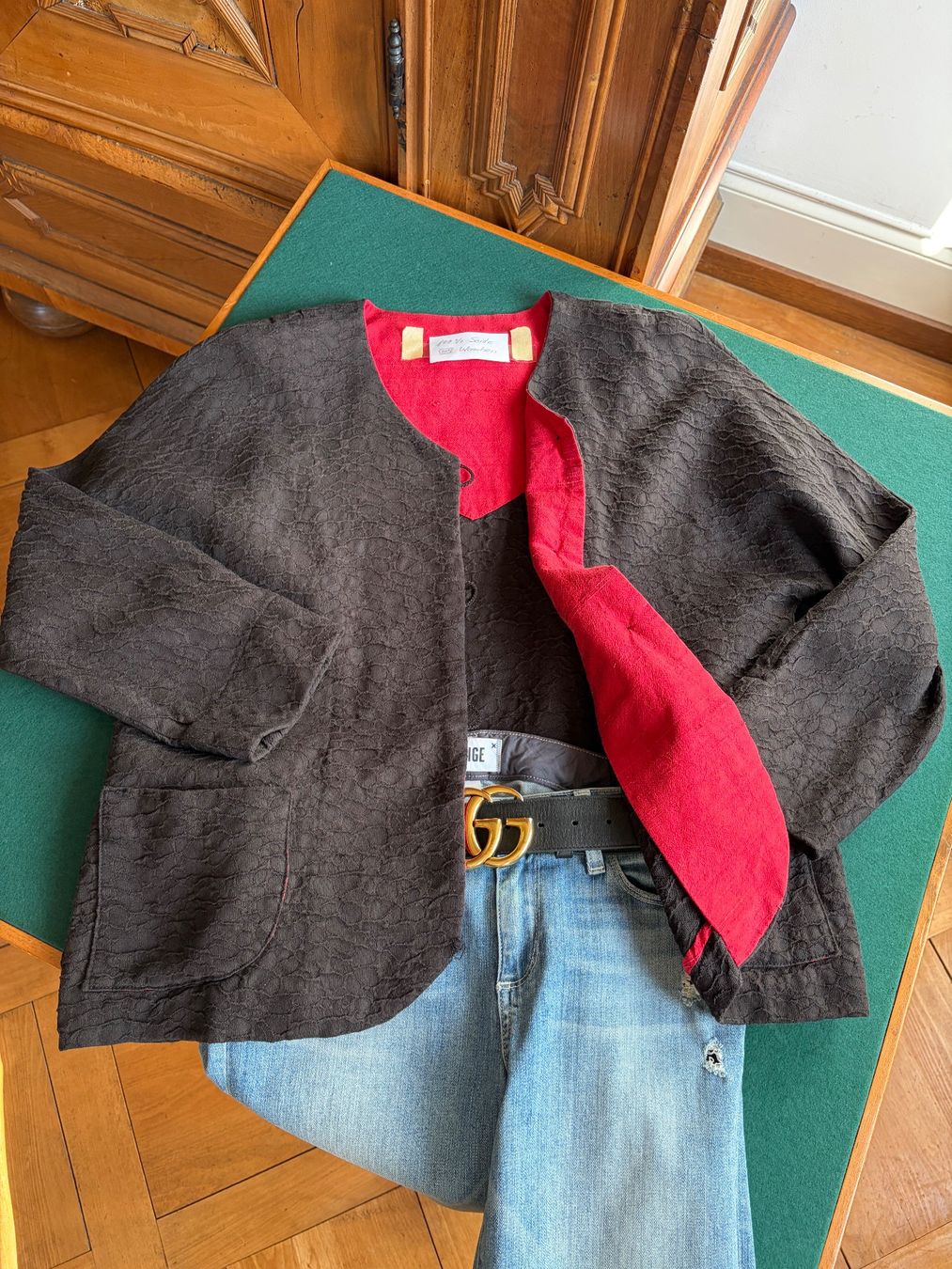 Giacche: 100% Seide VINTAGE  Jacke  Größe: L / 40 DE – Usato da Interlaken venduto da Bona55 8