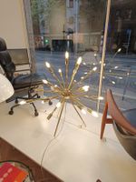 golden Sputnik Lampe Vintage Style