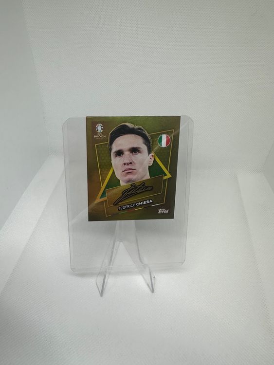 Carte à Collectionner Federico Chiesa Topps My Journey SGC 10/49 - Juventus, Série A 2021-22, Notée Parfaite