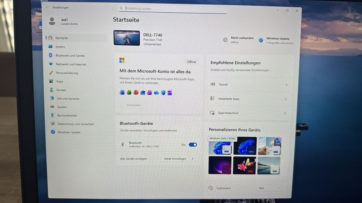 Dell Portables: DELL Precision 7740 Notebook guter Zustand – D'occasion à Niederweningen par Ro-so 3