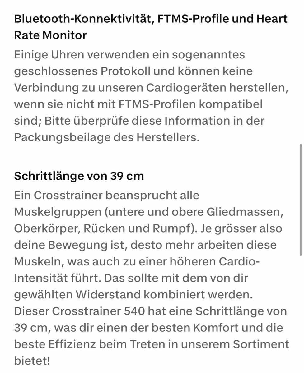 Decathlon Hometrainer: DOMYOS Crosstrainer EL 540 – Nuovo (secondo la descrizione) da Chur venduto da Alex2102 5