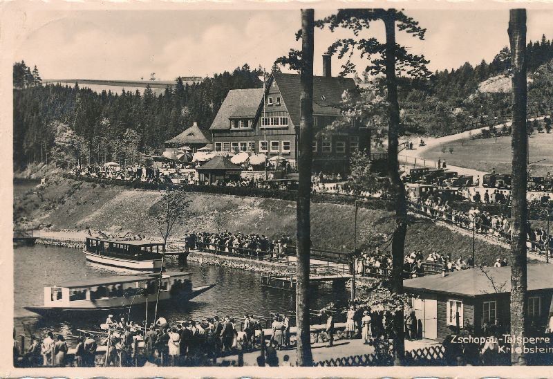 Cartoline postali: Kriebstein - Talsperre Gaststätte + 1934 – Usato da Emmenbrücke venduto da teestube