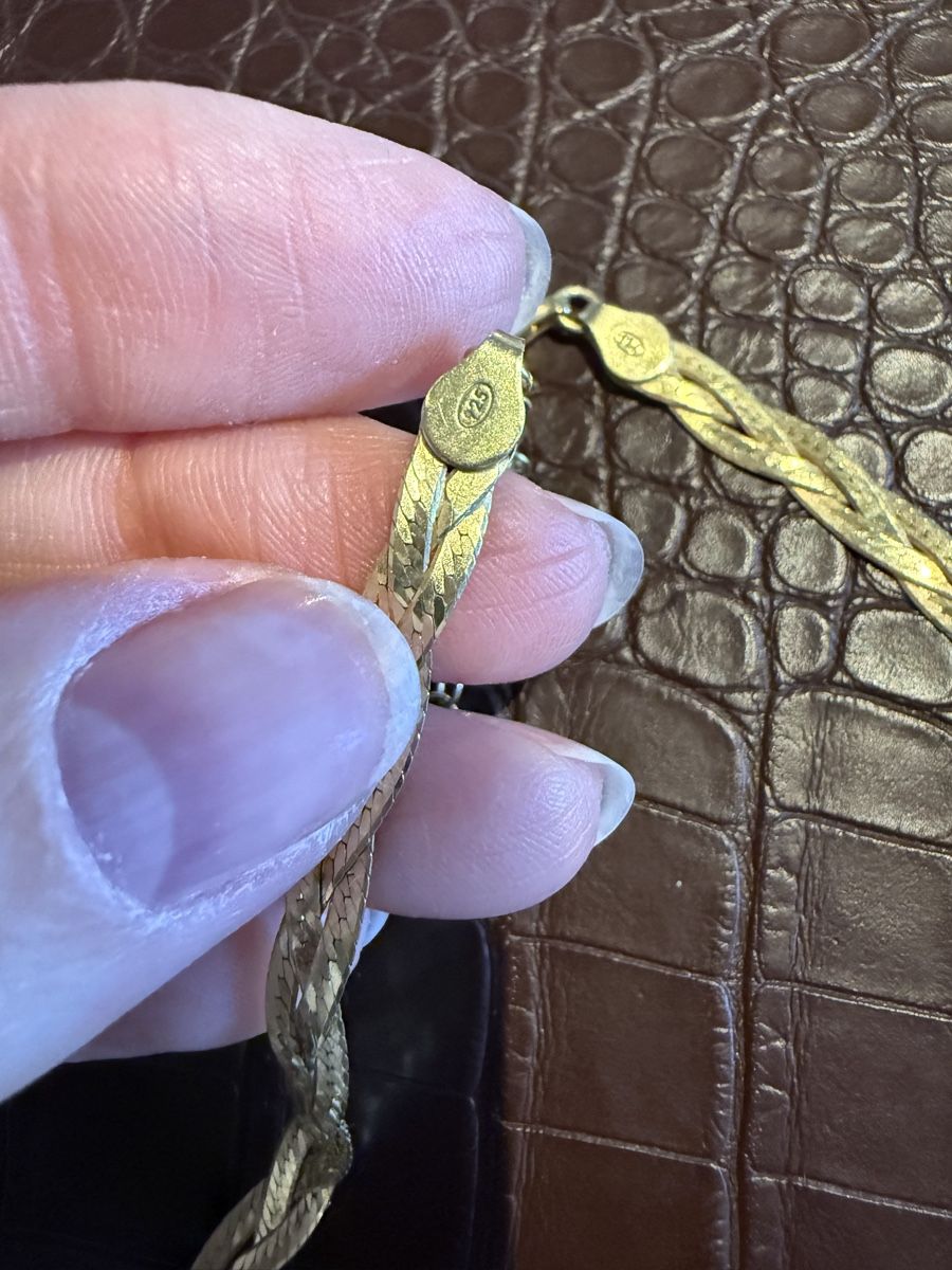 Catenine: Vergoldete 18k Kette  – Nuovo (secondo la descrizione) da Luzern venduto da Itsclaire 7