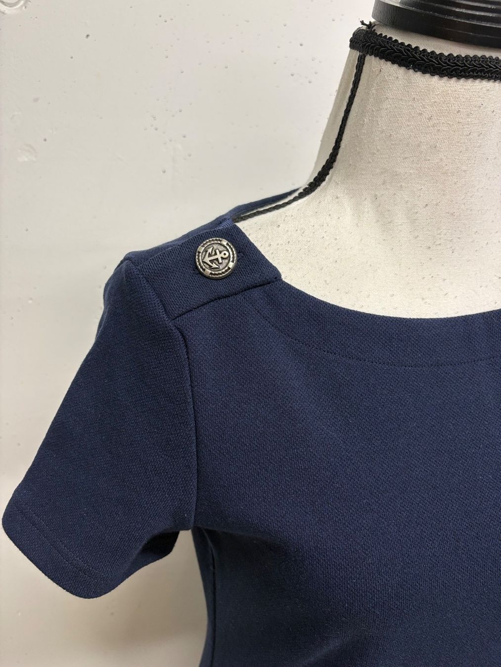 Vestiti: Max&Co Midikleid Kleid kurzarm Ankerknöpfe blau S – Nuovo (secondo la descrizione) da Regensdorf venduto da secondchancefashion 1