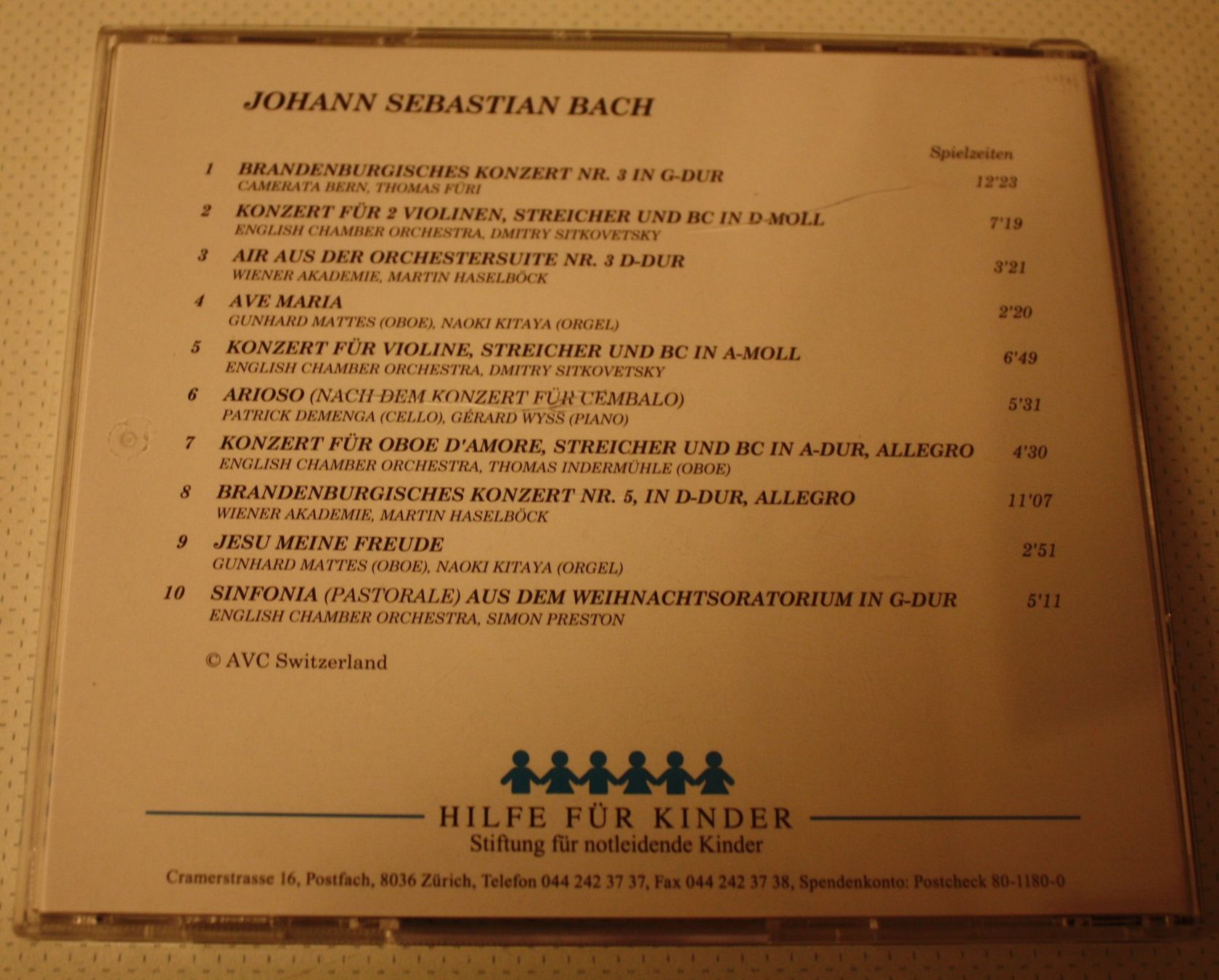 CD: Johann Sebastian Bach – Usato da Wettingen venduto da Licht08 1