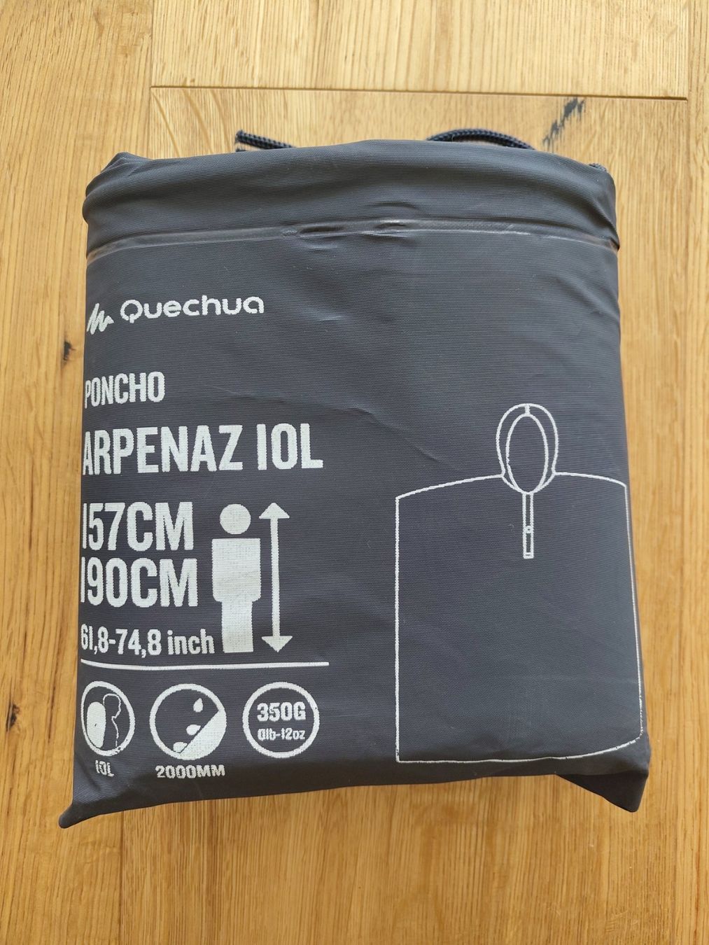Decathlon Giacche: Regenponcho Quechua – Usato da Interlaken venduto da dmncmg