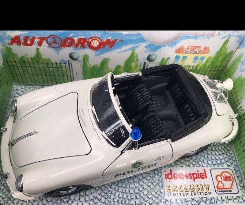 Porsche Modellautos: PORSCHE 356 POLIZEI im Massstab 1:18 – Neu und originalverpackt aus Erlenbach im Simmental von Model_box 5