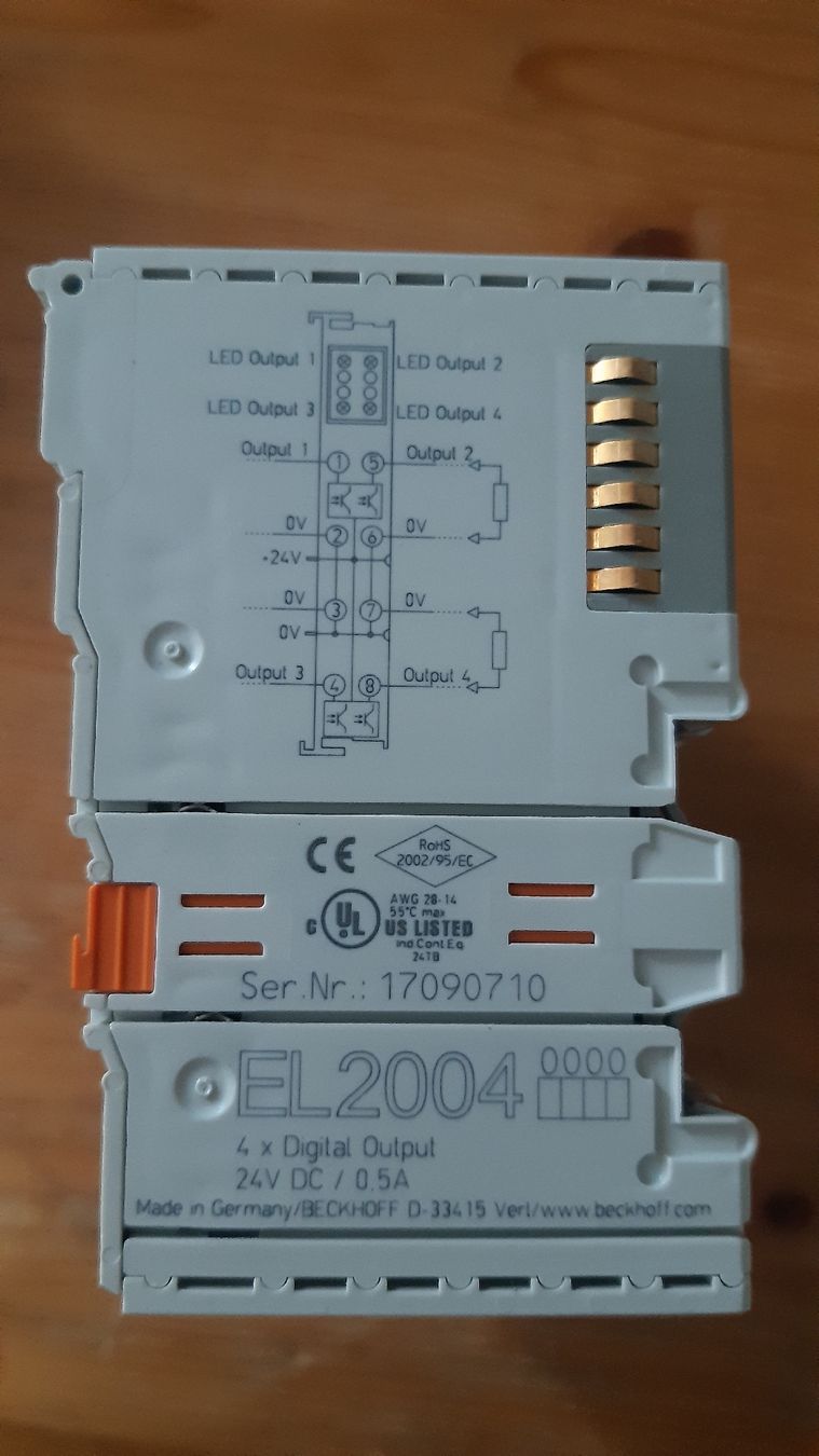 Beckhoff Componenti elettronici: 10er Pack Beckhoff EL2004 Digital Output Klemmen – Nuovo (secondo la descrizione) da Oey venduto da Parkplatzbrocki 1