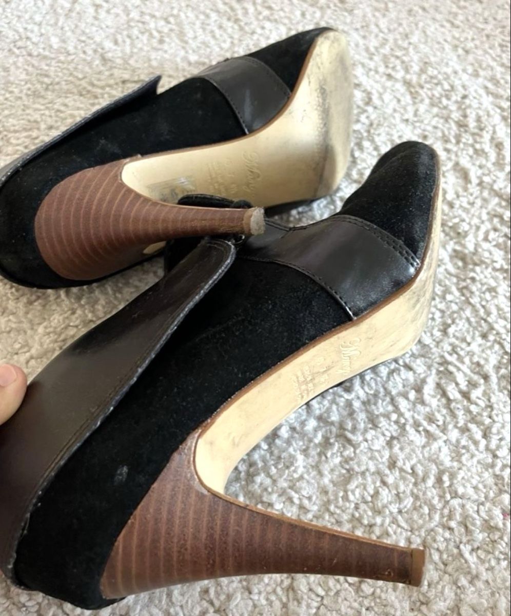 Scarpe da donna: MANGO HEEL STIEFELETTEN LEDER GR. 40 – Usato da Basel venduto da JJ.Elena 1