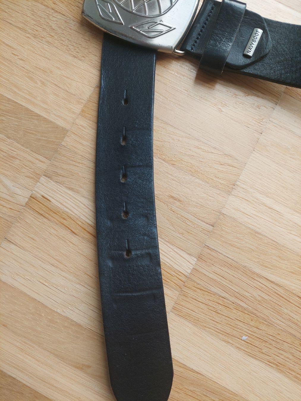 Navyboot Cinture: Navyboot Ledergürtel, Grösse 90/105 – Usato da Embrach venduto da pz78 4