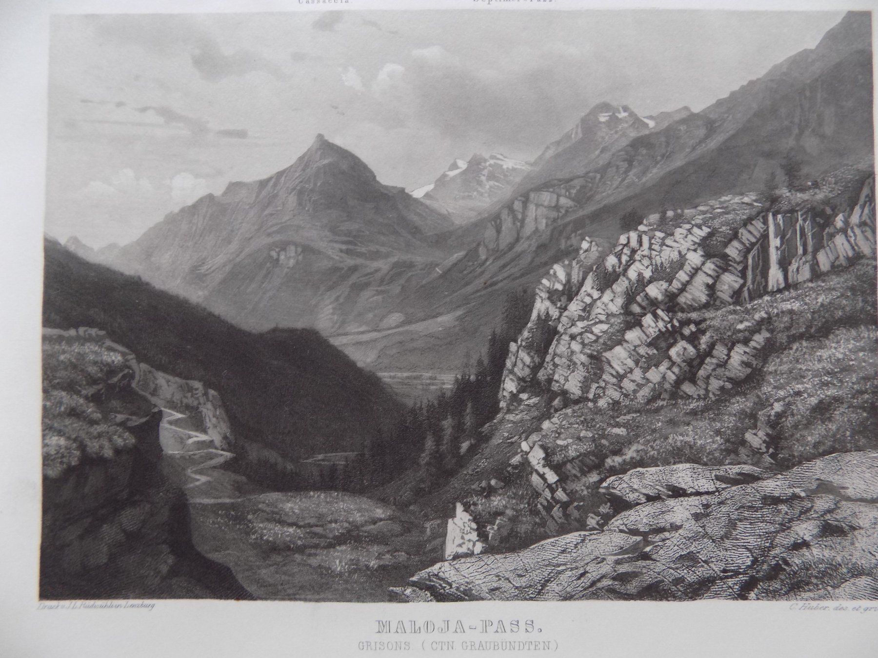 Gravures: Maloja - Pass – D'occasion à Risch par Rischli15 2