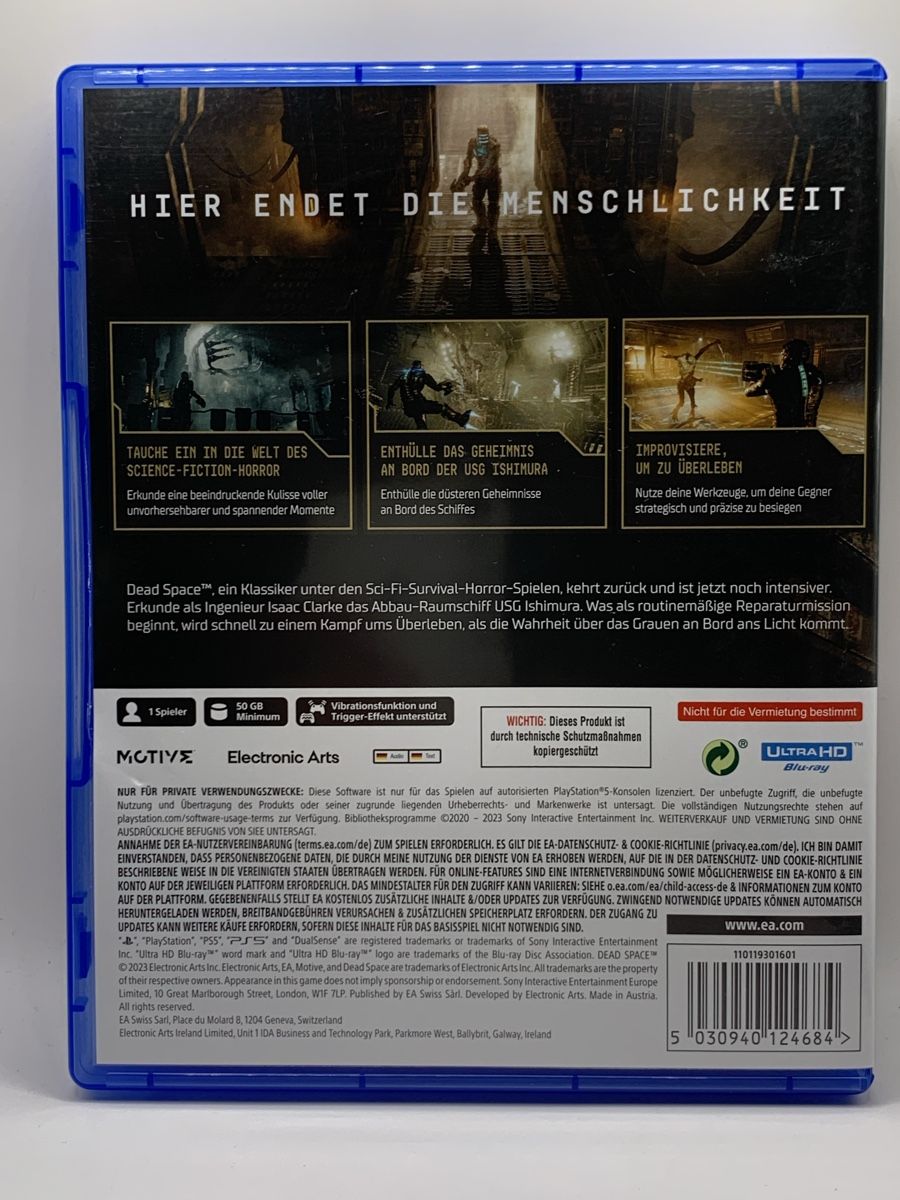 Sony Spiele: Dead Space - PS5 – Gebraucht aus Ostermundigen von RG-Collector 1