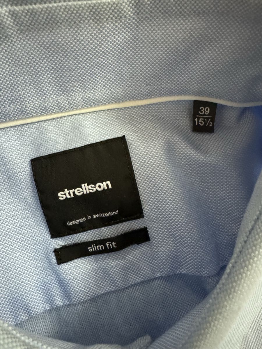 Strellson Camicie: Herren Hemd Strellson hellblau – Nuovo (secondo la descrizione) da Kollbrunn venduto da Frma18 1