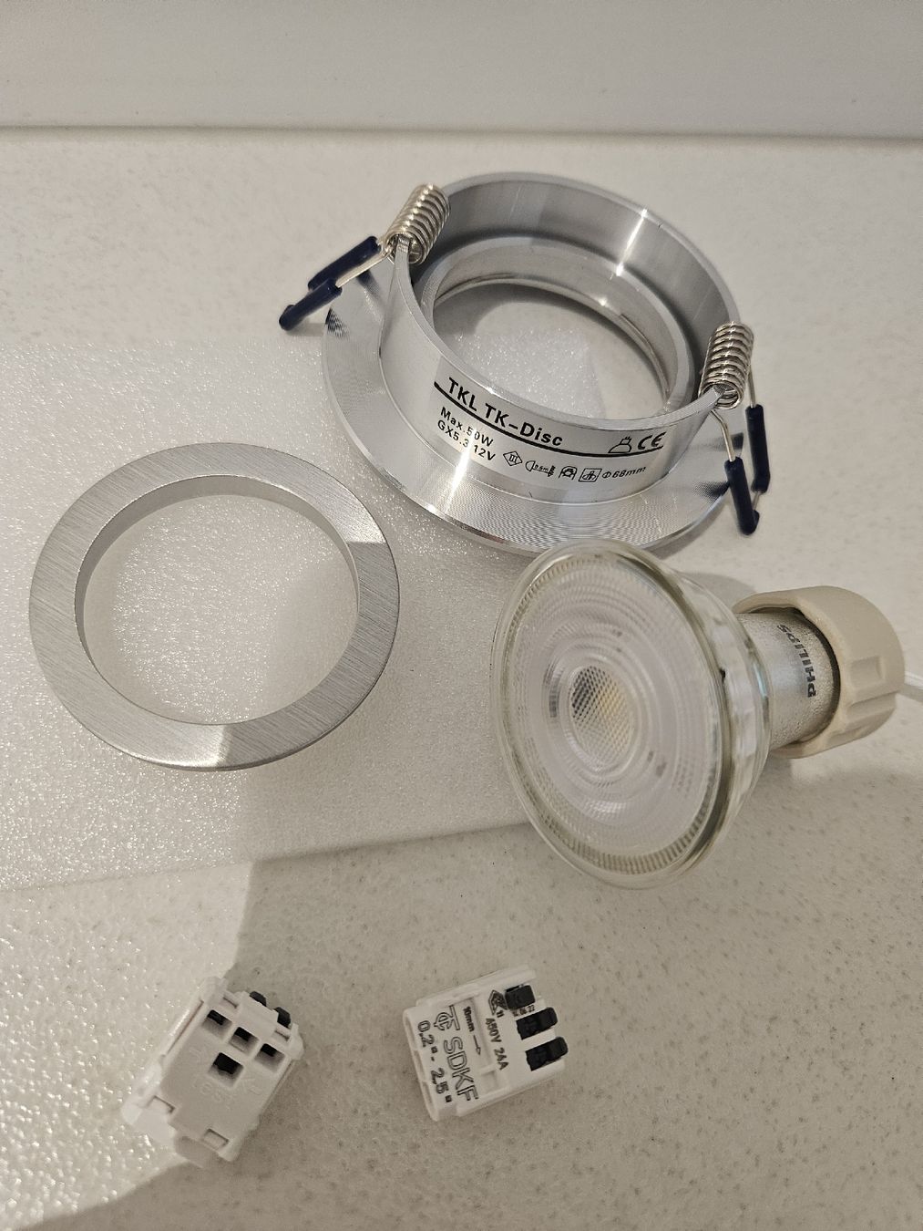 Lampadari & plafoniere: TKL TK-Disc 8Stk.Einbaustrahler Durchmesser 68mm – Usato da Oftringen venduto da Mrg3 3