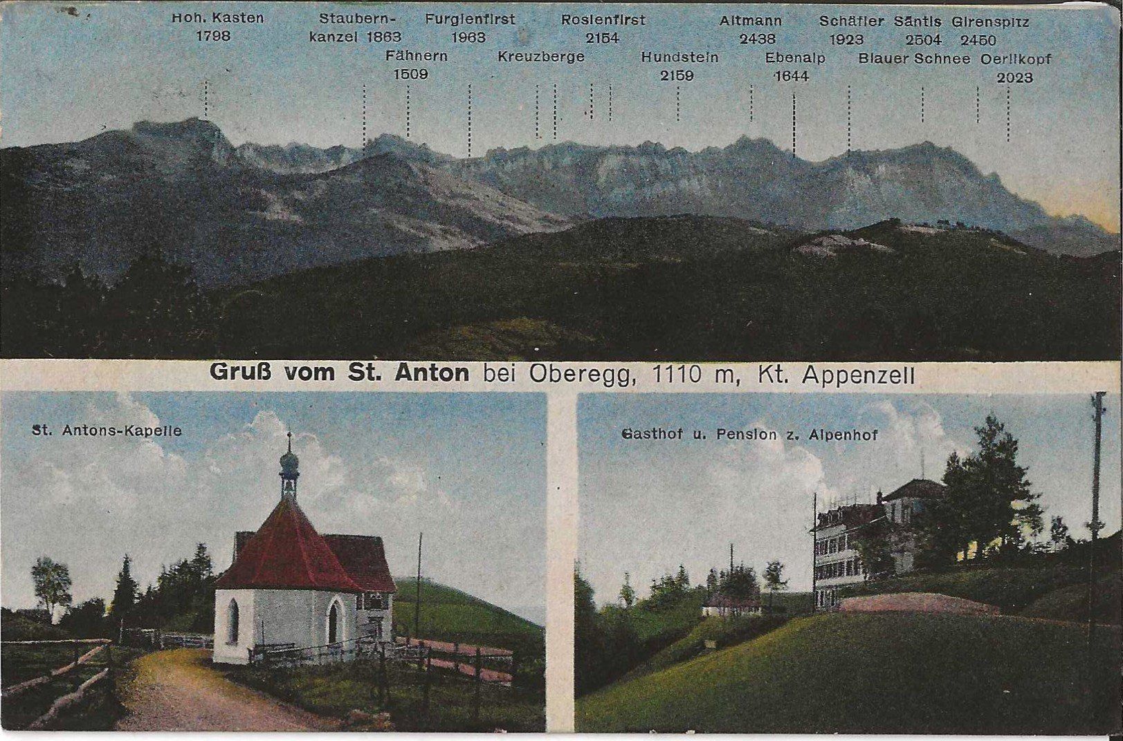 Ansichtskarten: Karte St Anton 1920 – Gebraucht aus Zürich von Philacat11