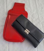 Vintage Serviceportemonnaie echt Leder 