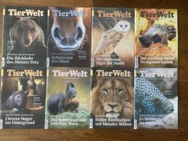 8x TierWelt das Tier und Naturmagazin Nr. 19 - 26 Jahr 2022