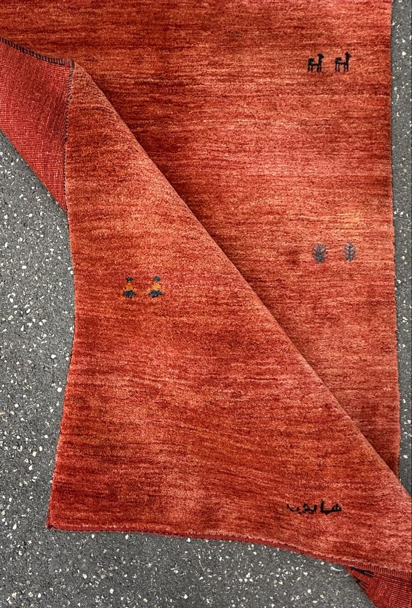 Gabbeh Teppiche: Wunderschöner Perserteppich Gabbeh 185x116.cm – Gebraucht aus Sempach von Star7 2