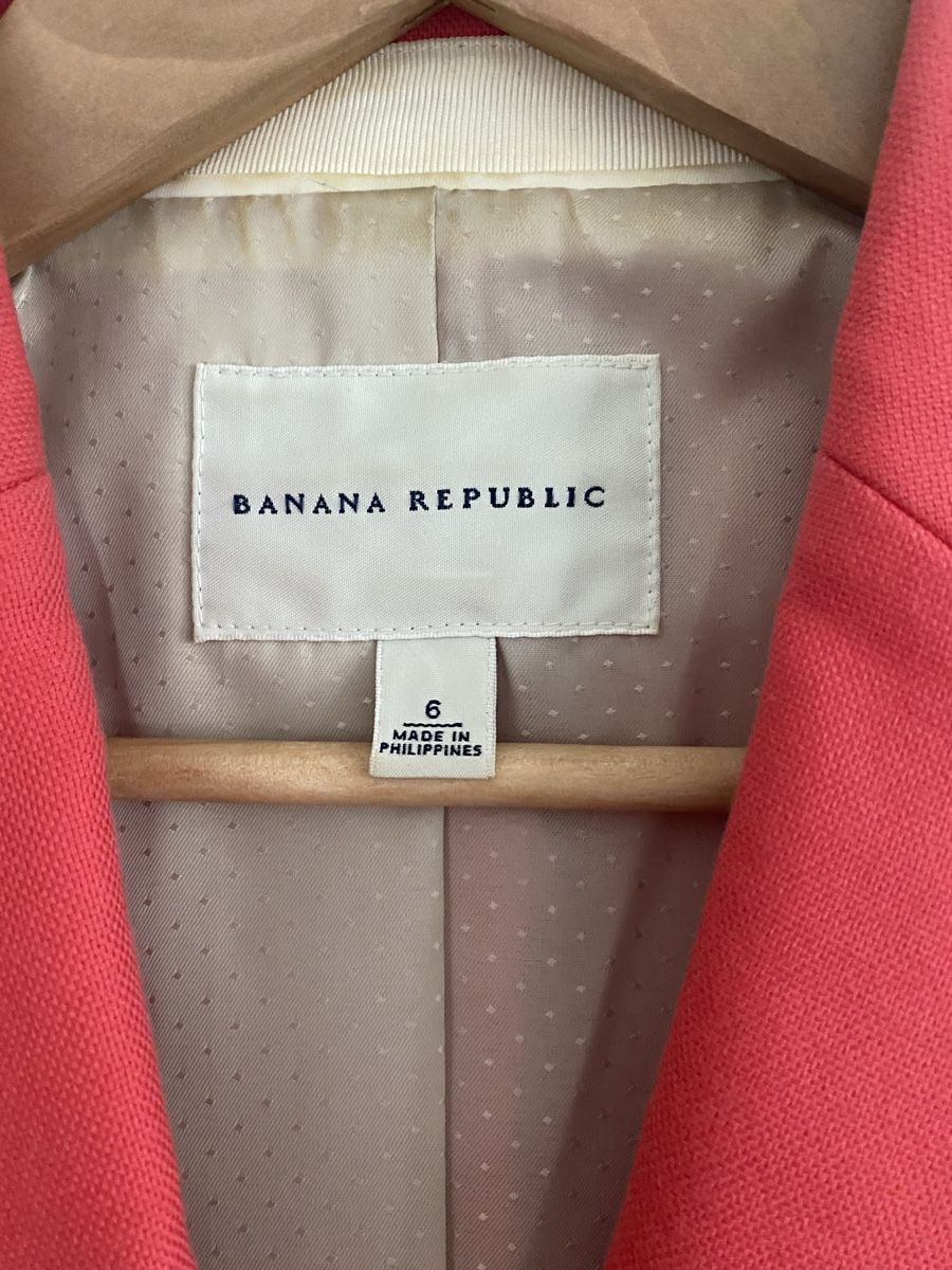 Banana Republic Giacche: Giacca blazer rosa corallo Tg. 6 USA – Usato da Zollikon venduto da son_56bs 1