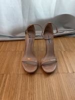 Elegante Steve Madden Sandalen, Grösse 39, nude Lack