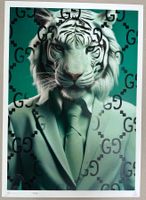 Death: Gucci Tiger, POP Art, signiert 12/100