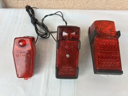 3 x Velolicht / Rücklicht 