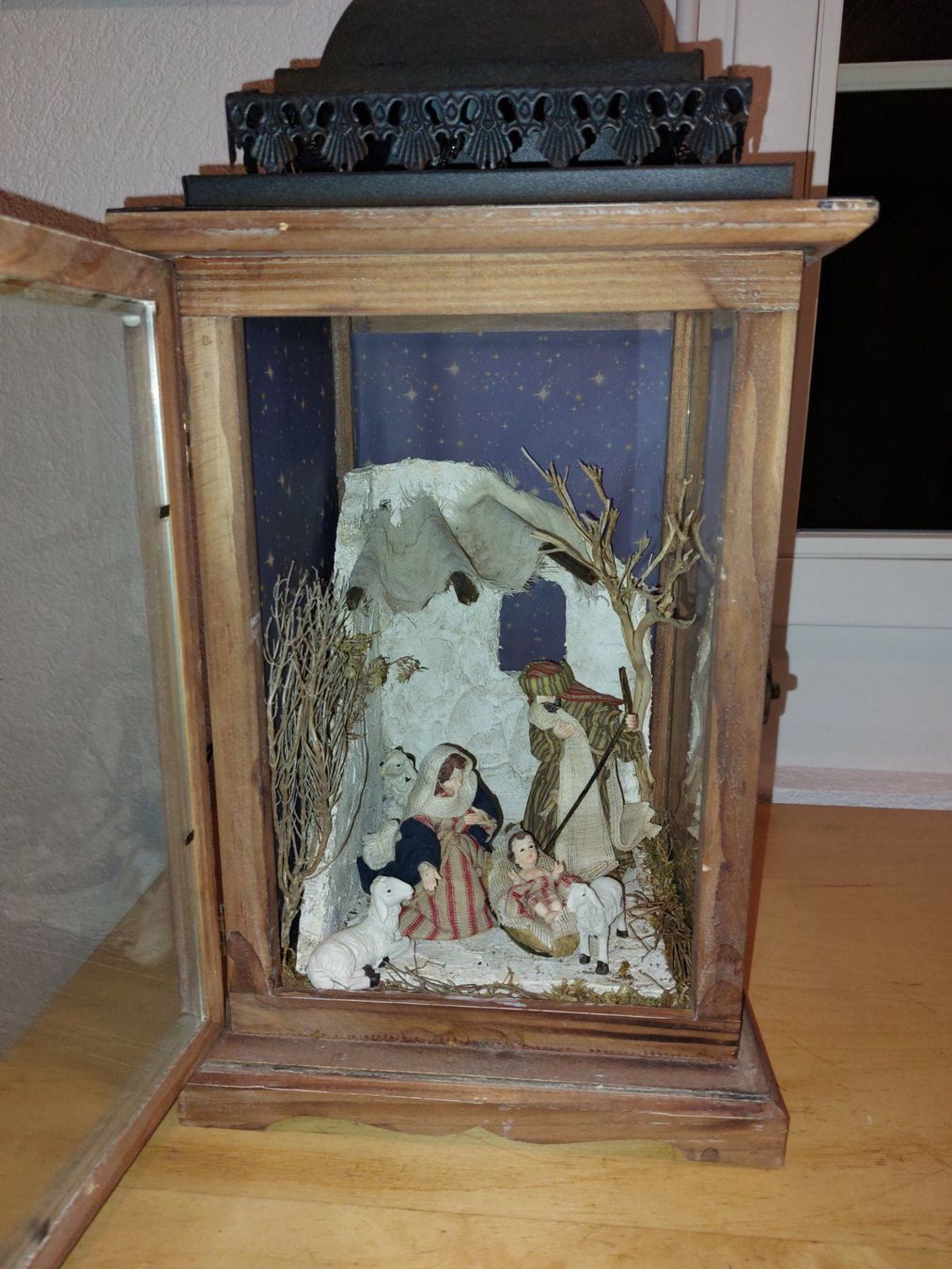 Tutte le decorazioni: WEIHNACHTSKRIPPE IN LATERNE – Nuovo (secondo la descrizione) da Gipf - Oberfrick venduto da Esnoopy 1