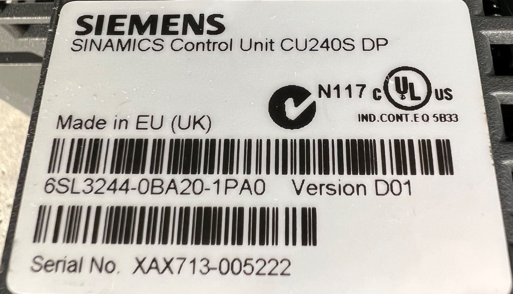 Siemens Wechselrichter: Frequenzumrichter 2.2kW Siemens - Sinamics PM240 – Gebraucht aus Romanshorn von DonRicardoo 3