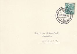 1942 202 Schweiz. Philatelistenkongress