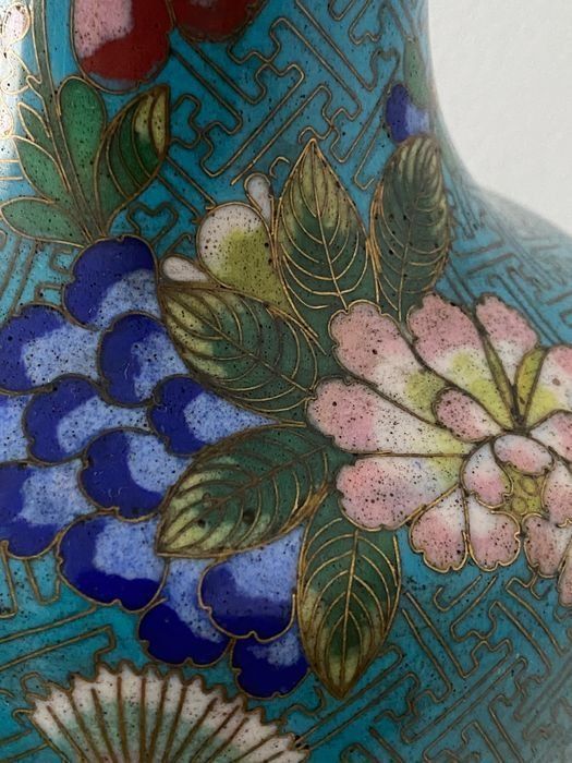 Vasi & Recipienti: Beautiful Ancient Cloisonne Enamel Vase – Usato da Morges venduto da Audemars07 5