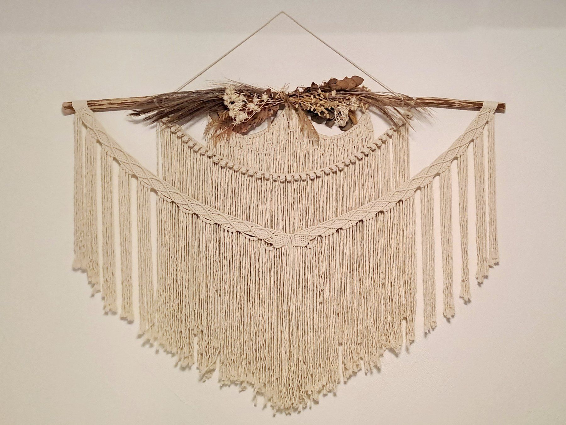 Tutte le decorazioni: Makramee Wandbehang Boho Deko – Usato da Uznach venduto da EH249