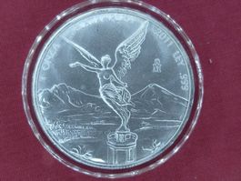 1 Unze Silbermünze .999 Mexiko Libertad 2011