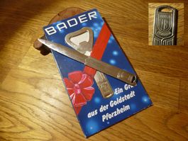 BADER PFORZHEIM Flaschenöffner und Brief Öffner