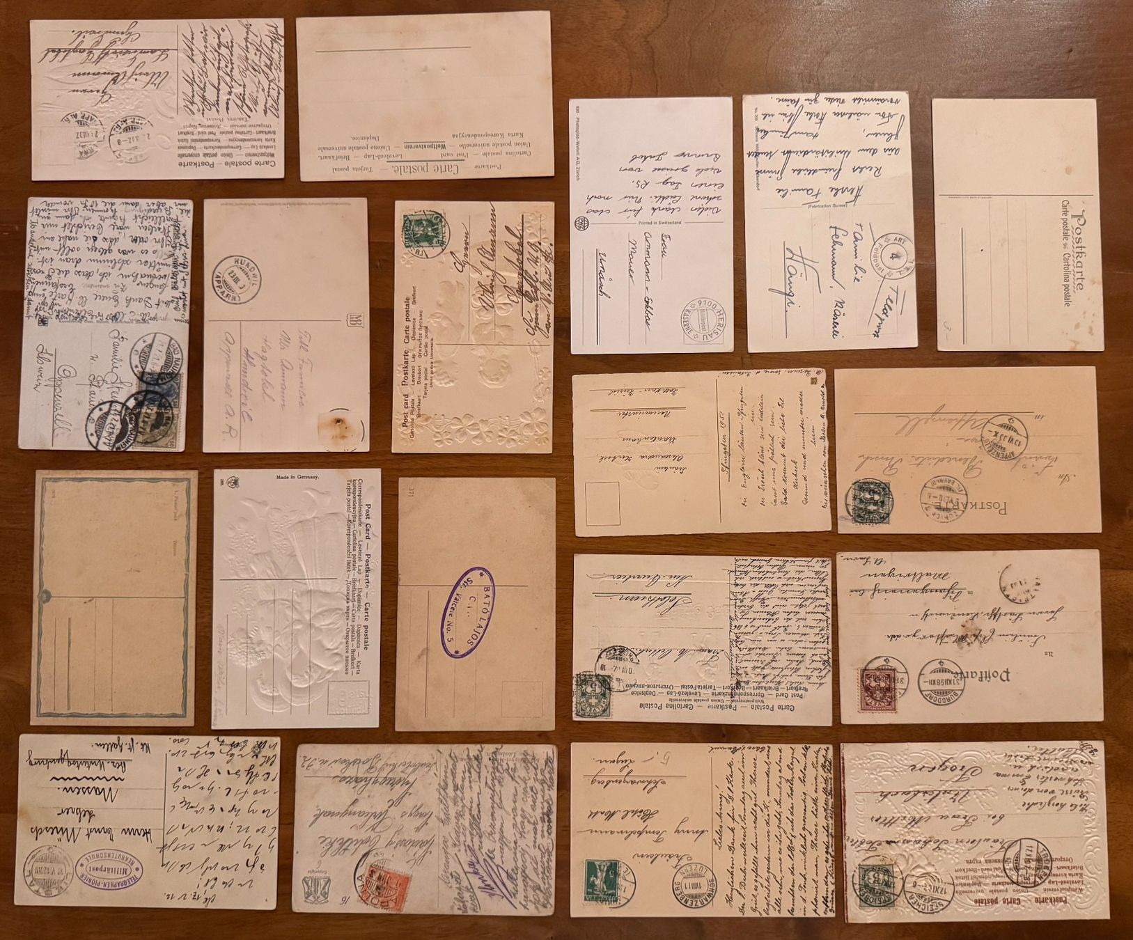 Cartoline postali: 19 Stück Alte Postkarten – Usato da Andwil SG venduto da Ariisa1234 5