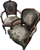 Louis XV Stil Gobelin-Armlehnstühle im Set