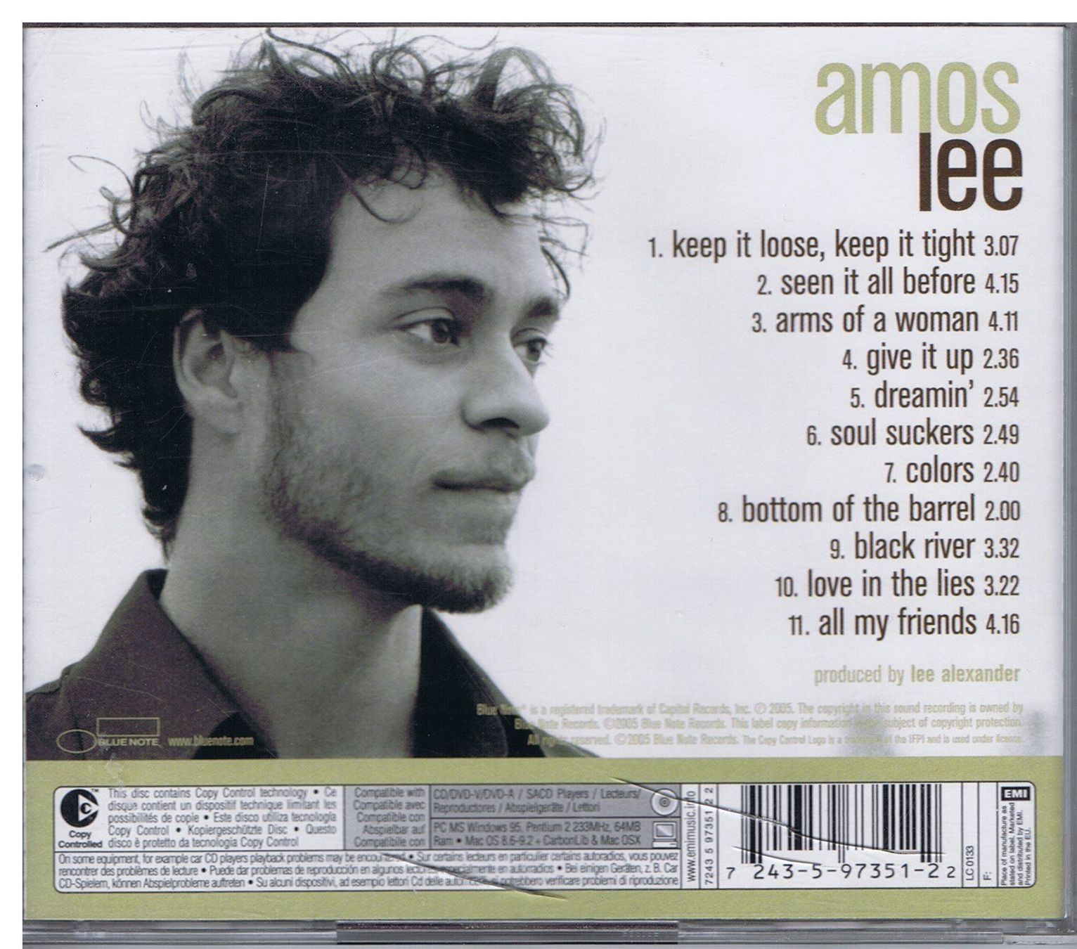 CDs: Amos Lee / Amos Lee (2005) – D'occasion à Unterengstringen par Lastchance 1