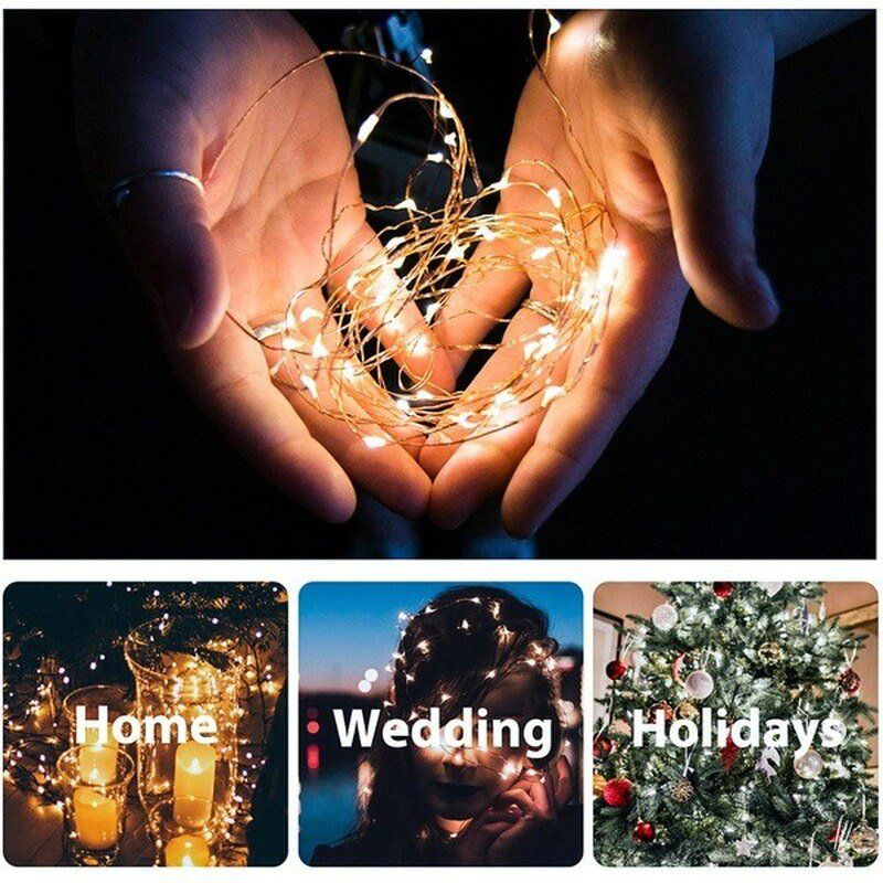 Ghirlande e barre luminose: 10M Weihnachten Led Draht String 8 modus – Nuovo e nell'imballaggio originale da Uerkheim venduto da Kaufoption 2