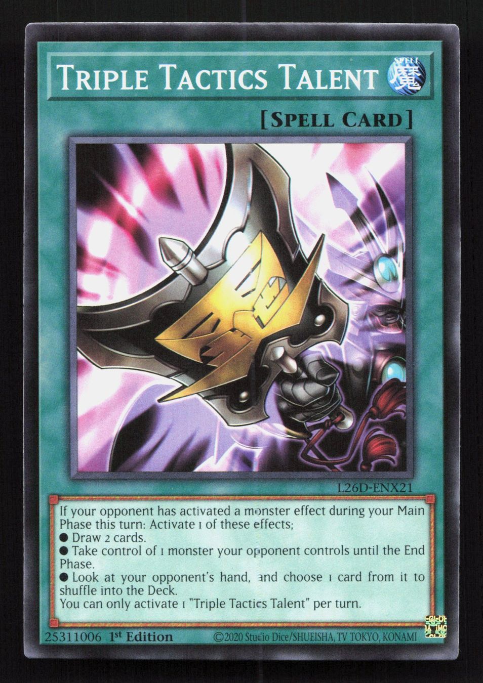Yugioh Carte collezionabili: Triple Tactics Talent US PRINT – Nuovo (secondo la descrizione) da Daillens venduto da SACS-CARDS