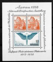 1938, W11**, Block Aarau postfrisch + einwandfrei 14409)