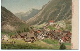 Litho WASSEN Vues du Lac des Quatre-Cantons
